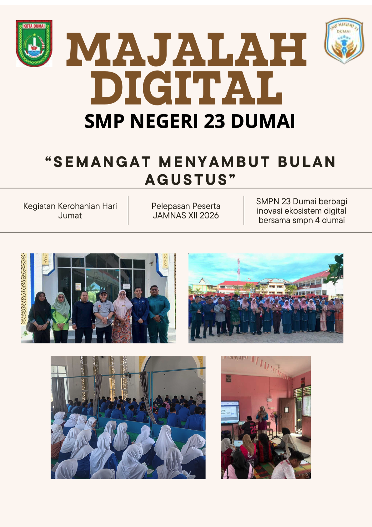 Majalah Edisi Kelas: IX.1 | Kelas IX.1 Vol.1 - Semangat Menyambut Bulan Agustus